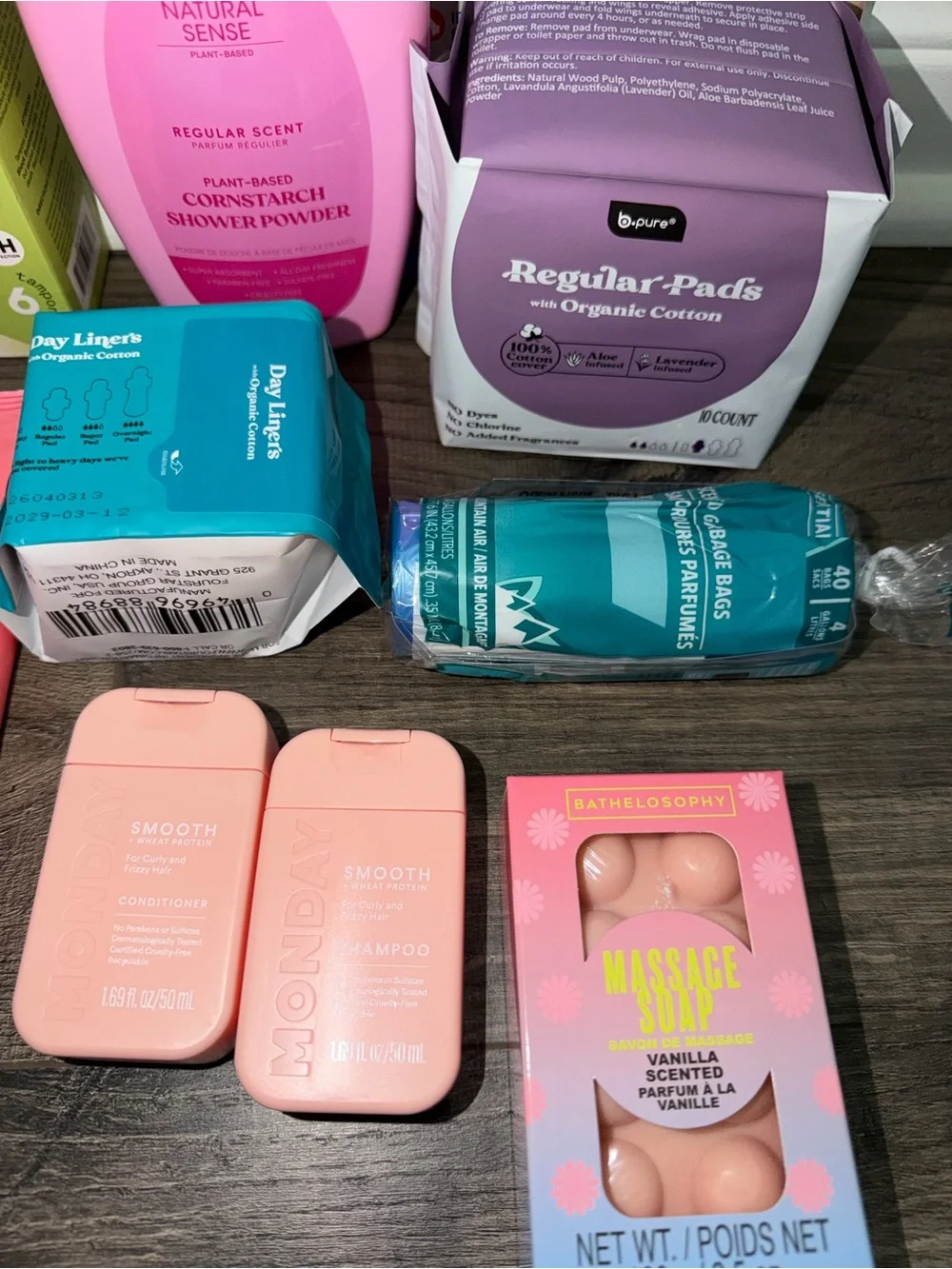 Basket of Women’s Health Products